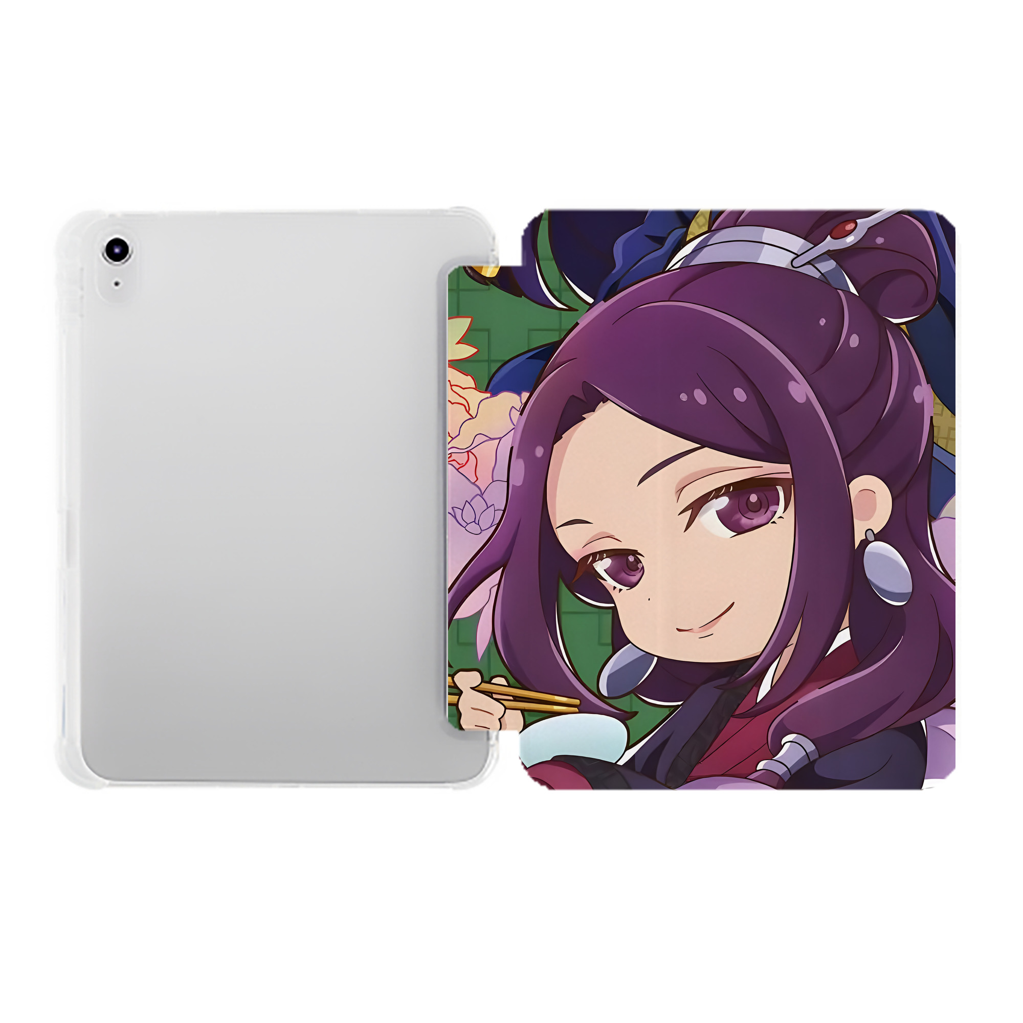 （画像用） 薬屋のひとりごと The Apothecary Diaries IPad ケース ペン収納付き 三つ折りスタンド PUレザー×シリコン 対応機種9.5/10.5/10.9インチ
